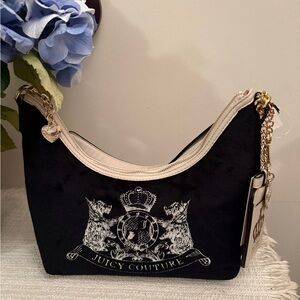 JUICY COUTURE CLASSIC SCOTTIE DOGS HOBO SHOULDER BAG